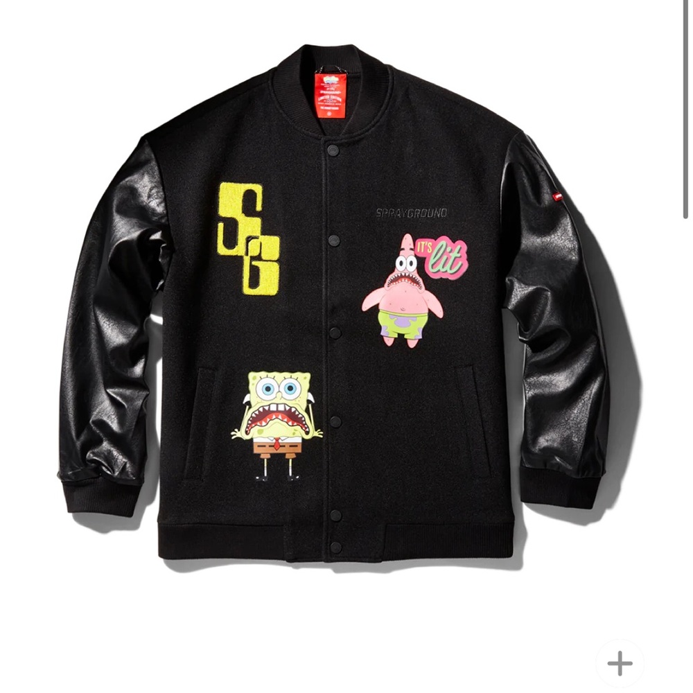 SpongeBob varsity SPRAYGROUND jacket